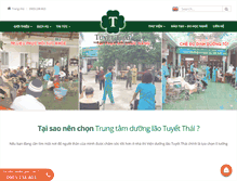 Tablet Screenshot of dieuduongtuyetthai.com